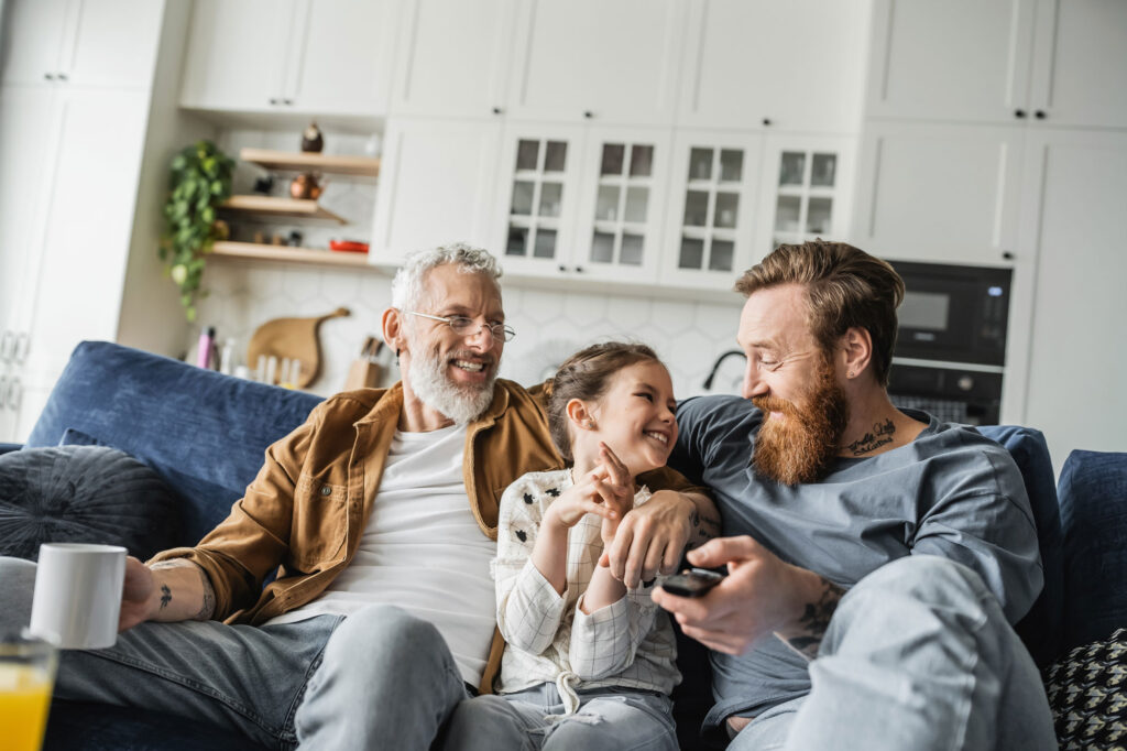 Retired family benefitting from financial advice and retirement planning services
